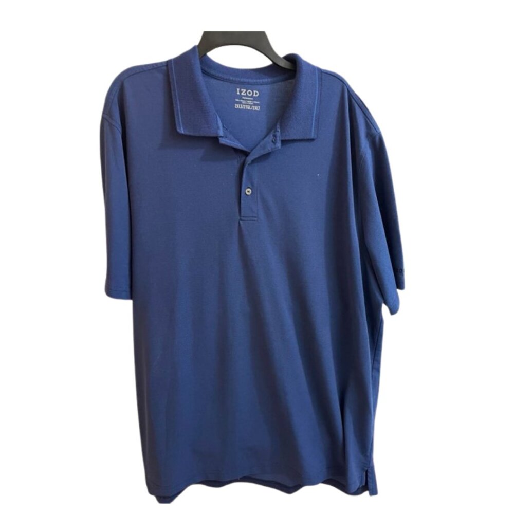 Izod Performance Men's Size 2XLT Short Sleeve Polo Shirt